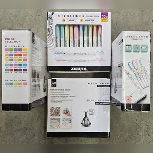 NEW 30ct Zebra Midliner Collection